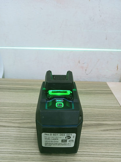 🔧 Bosch GLL 2-20 G – Nivel Láser de Líneas Cruzadas con Rayo Verde 💚 usado