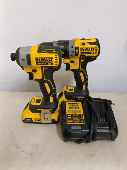 Kit de Taladros DEWALT con bateria y cargador, usado