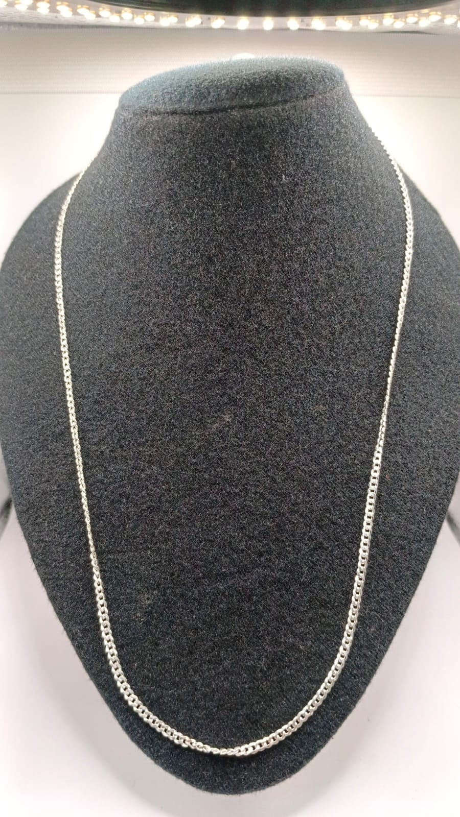 Collar de PLATA 925 eslabon 1x1 peso 10gr, nueva