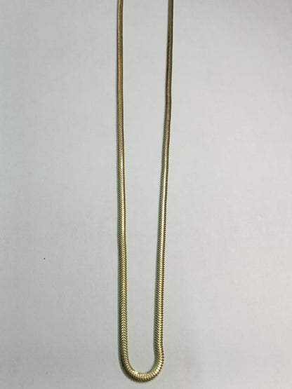 Collar Panza de Víbora en Oro 10K