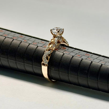 🌹💍✨ Anillo de Oro Rosa 10K | 2 Gramos | Talla 6 ✨💍🌹