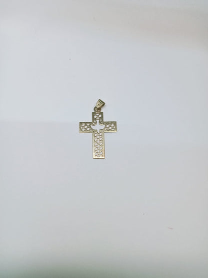 Dije de Oro 10K – Diseño Cruz