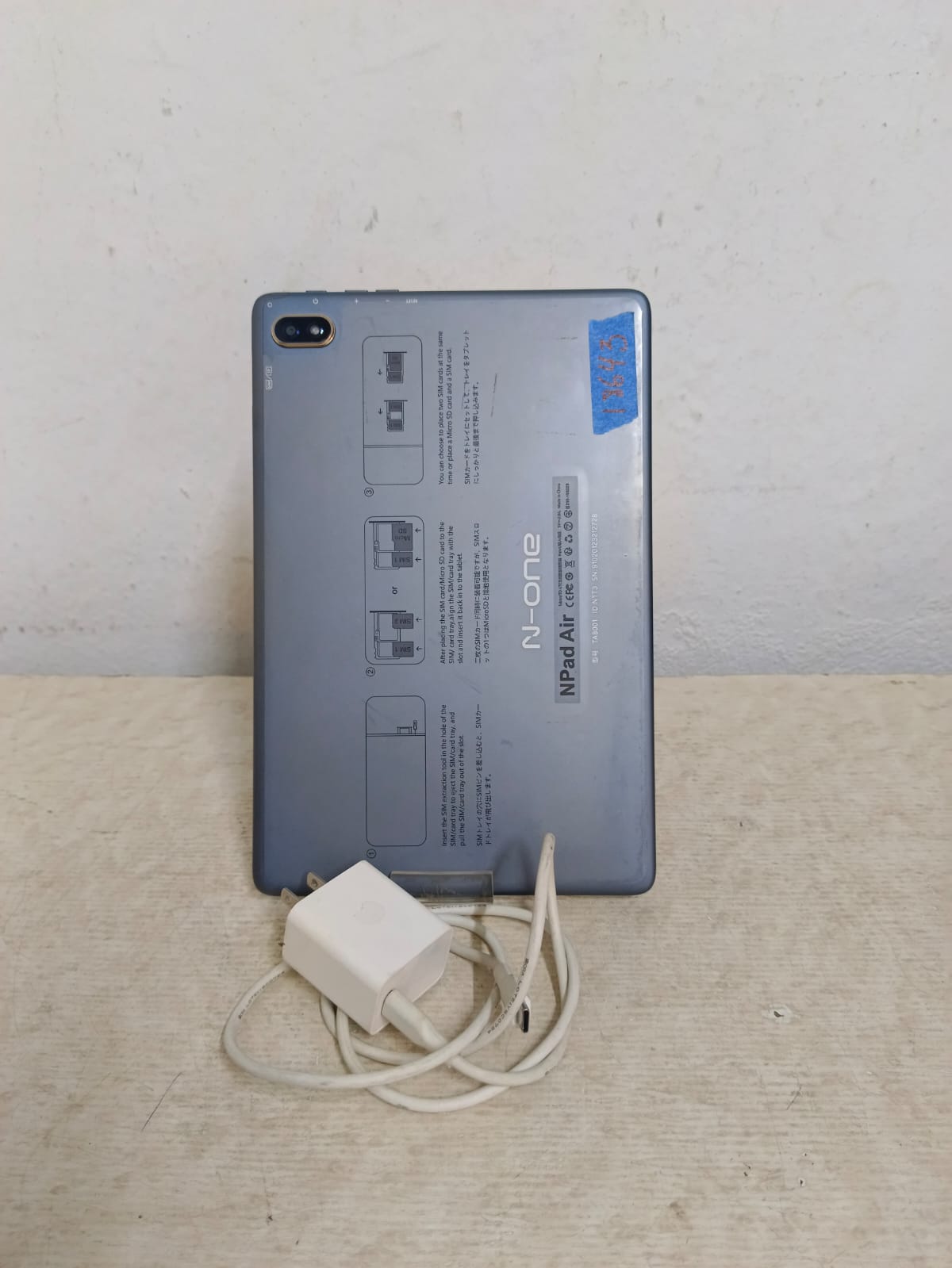Tableta N-NONE 4RAM con cargador, usado