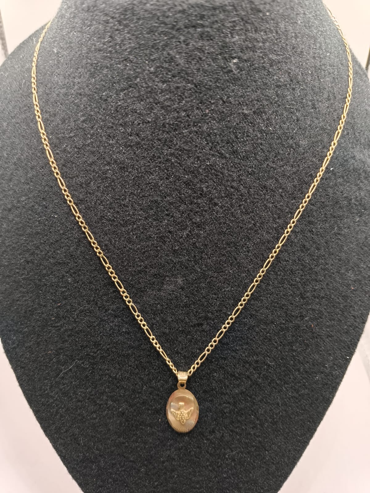Cadena 3x1 con dije ORO 10k peso 3.8gr, usado