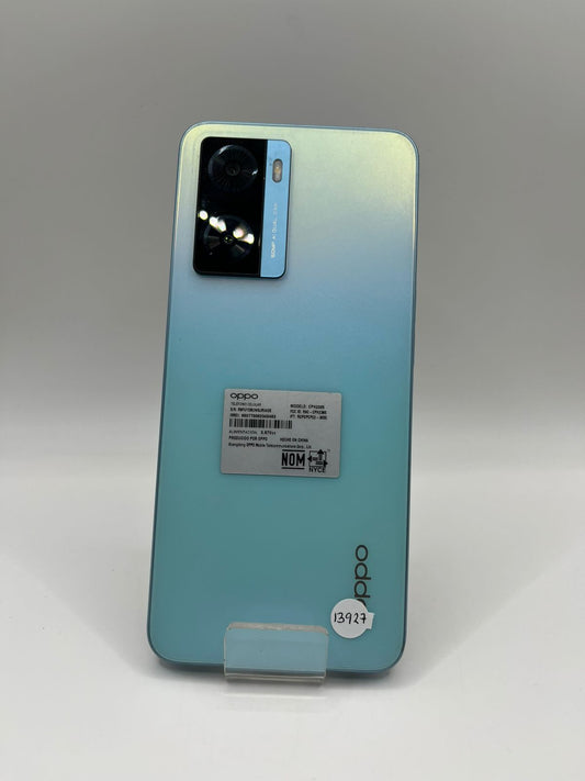 CELULAR OPPO Serie A A77 AZUL 128 GB azul 4 GB RAM