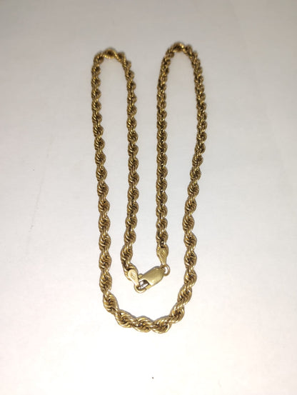 💛 CADENA DE ORO 10K – TIPO TORSAL – 9.10 g ✨