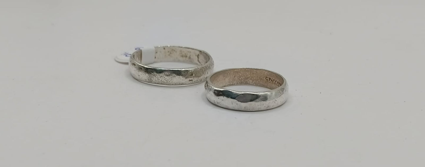 Par de Argollas PLATA 925 peso 6.5gr, usado