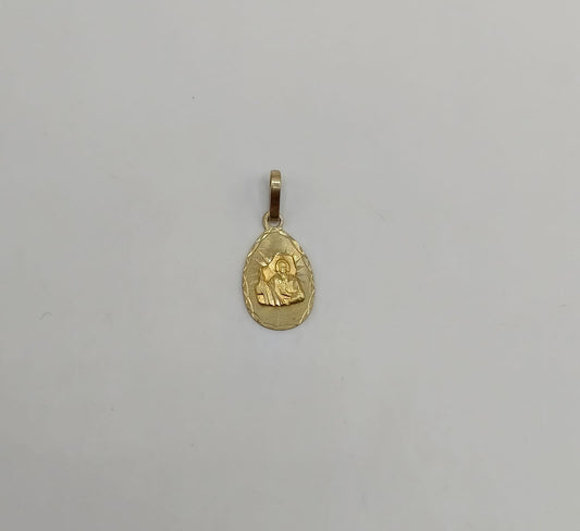 Dije relioso ORO 10k peso 1gr, usado