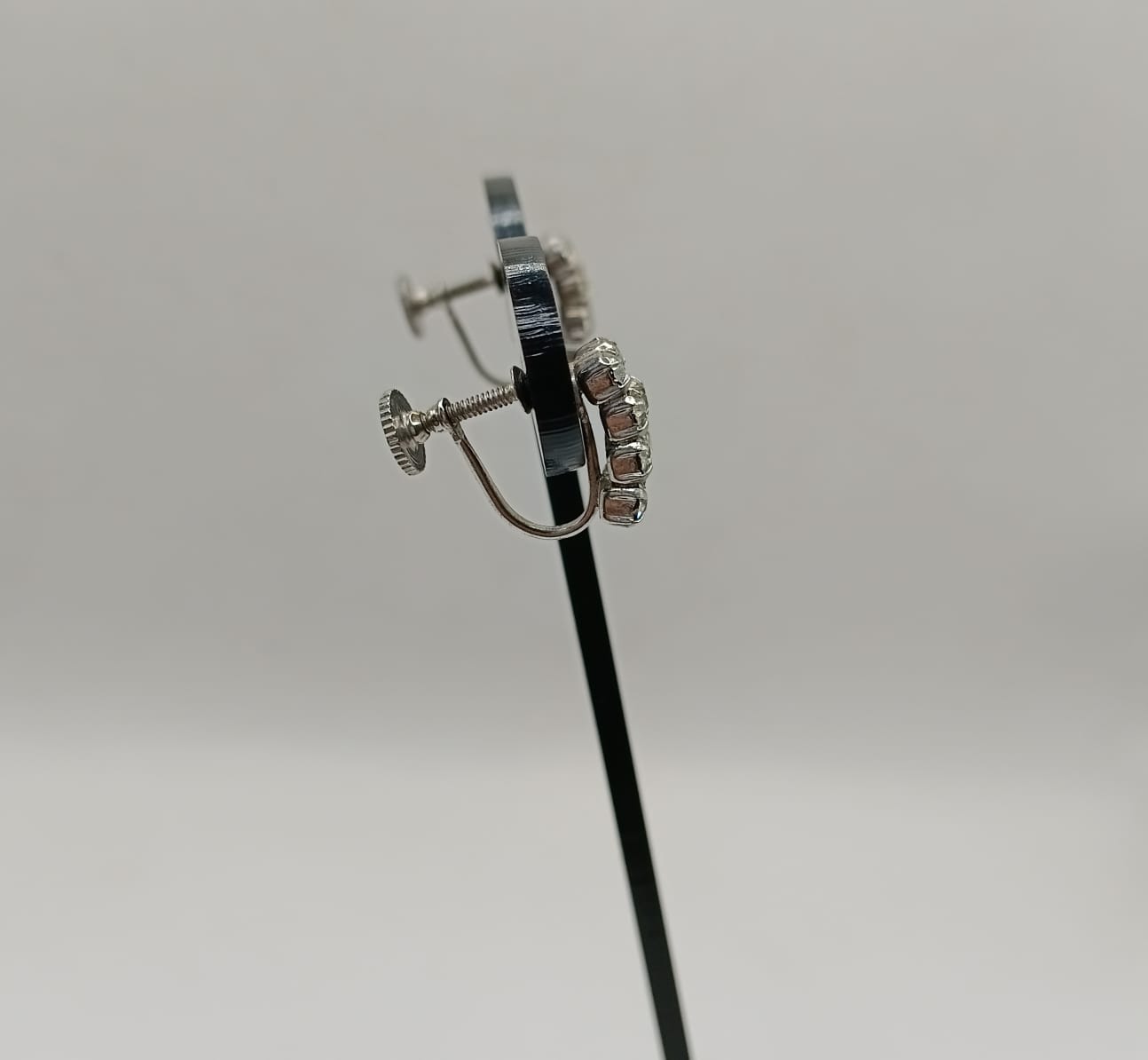 Aretes de broche PLATA925 peso 2.7gr, usado