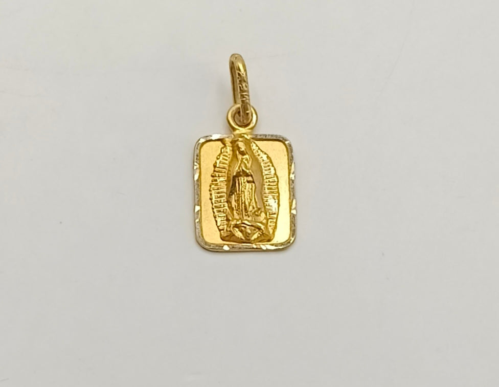 Dije religioso ORO 14k peso .8gr