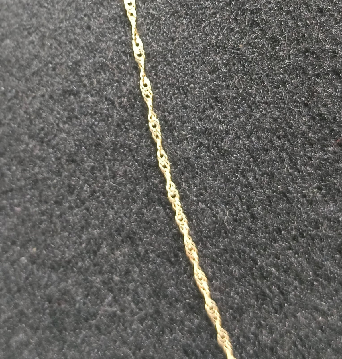 Cadena torzal ORO 10k peso 1gr