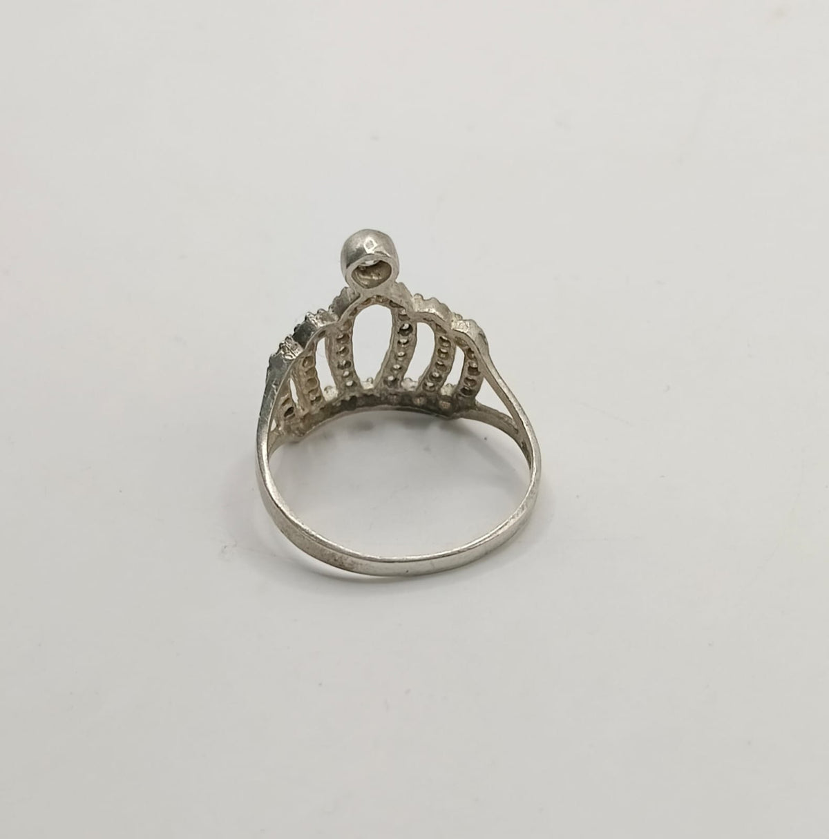 Anillo corona PLATA925 peso 2.7gr