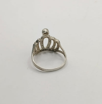 Anillo corona PLATA925 peso 2.7gr