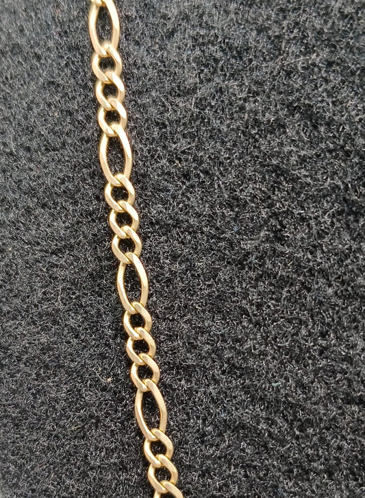 Cadena eslabon 3x1 ORO 10k peso 5.7gr, usado