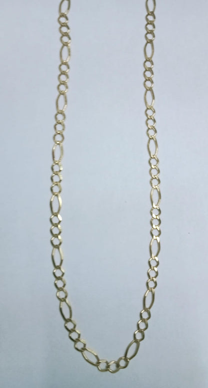 🔗 Cadena Fígaro en Oro 10k – Estilo Tradicional con Peso y Presencia 🔗