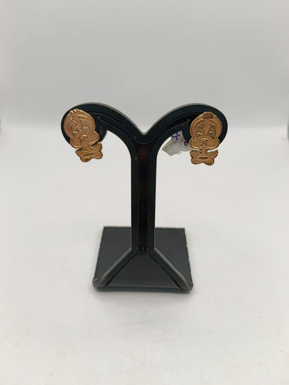 Aretes piolin ORO 10k peso 1.6gr, usado
