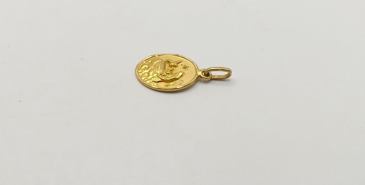 Medalla Religiosa  ORO 10K peso 1gr