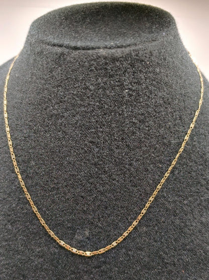 Cadena 3 tonos ORO 8k peso 1.8gr, usado