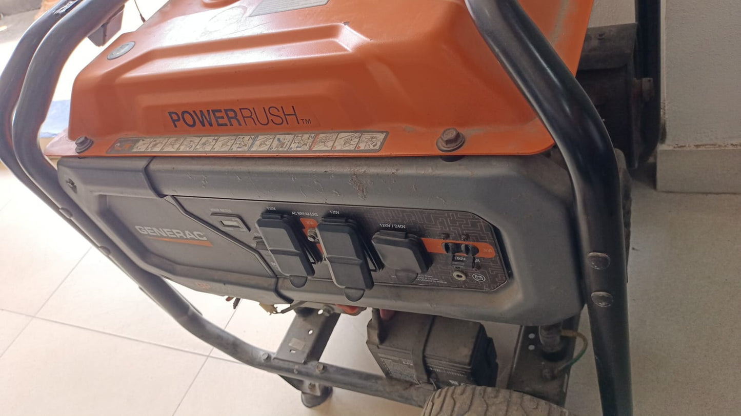 Generador Portátil Generac GP8000E – 8,000 W 🏷️  USADO 🎨🏷️