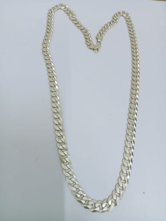 Cadena de Plata Diseño Planchado – 60.1 g