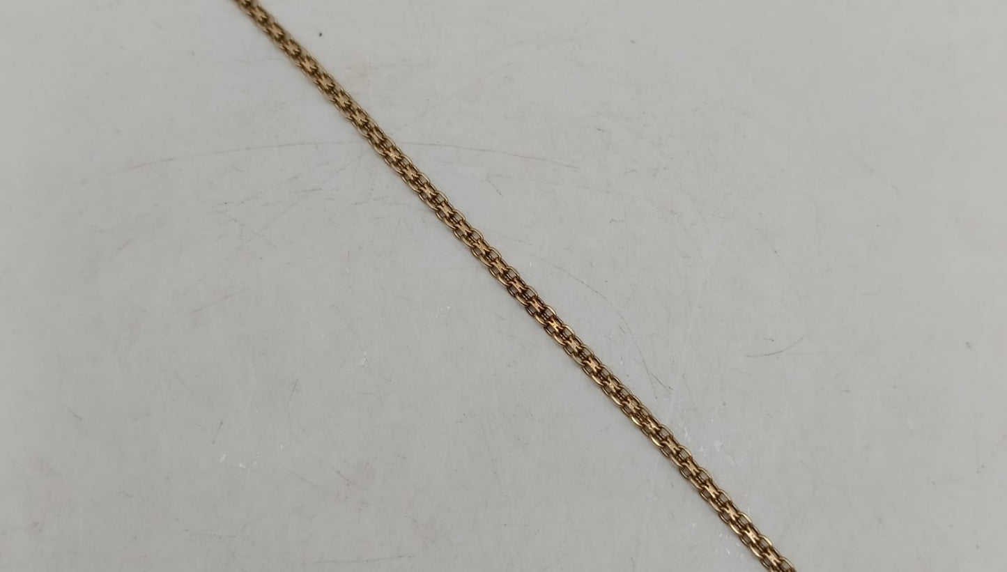 Pulsera delgada ORO 10k peso 1.5gr, usado