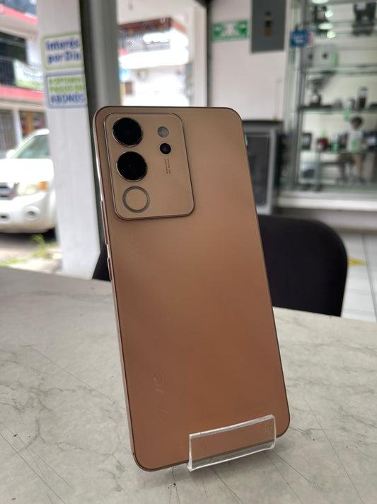 VIVO Celular. V30 Lite. 256GB. 12GB RAM. IP 54. Cámara OIS + Gimbal + Luz de Aura. Android 14