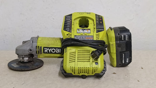 Esmeril Inalambrico RYOBI pcl445 con cargador, usado