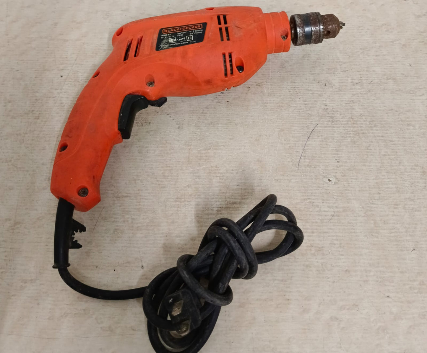 Taladro BLACK & DECKER tb555-b3, usado
