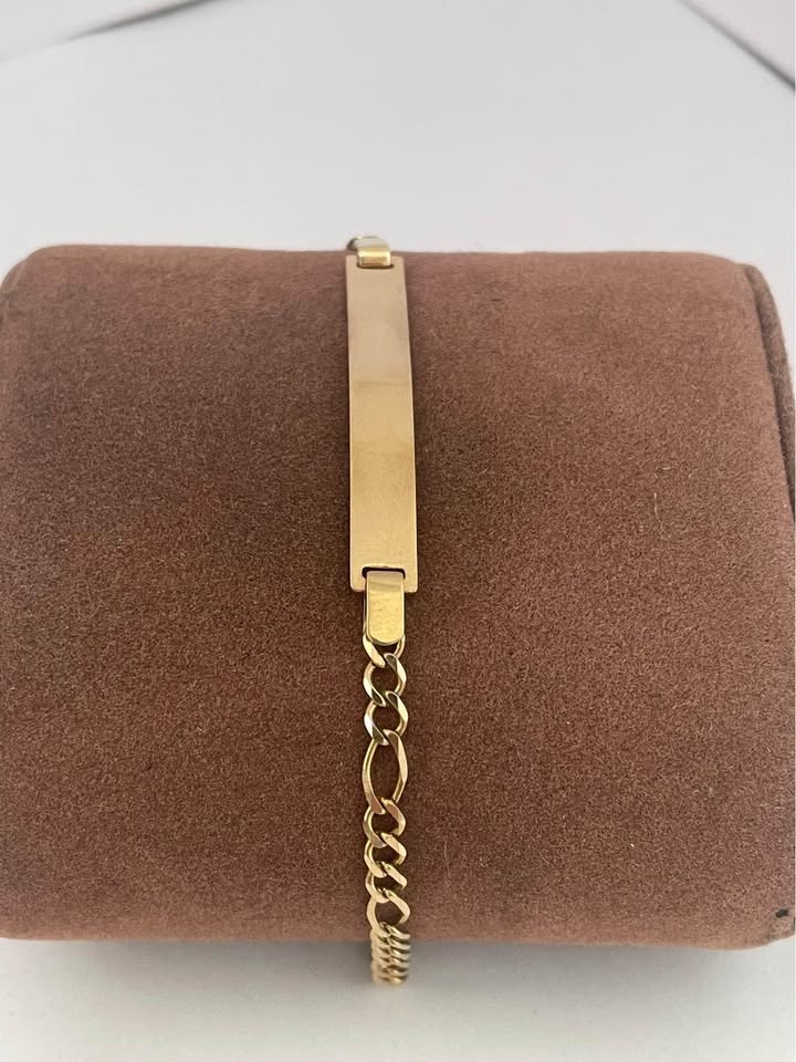 Esclava de oro para niño(a)/10k/3.1gr/16.5cm largo/30mm ancho