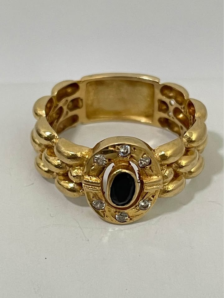 Anillo con piedra Oro/18k/5.6gr/20.6mm