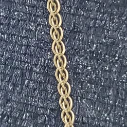 Cadena De Oro De 10 Kilates con dije religioso
