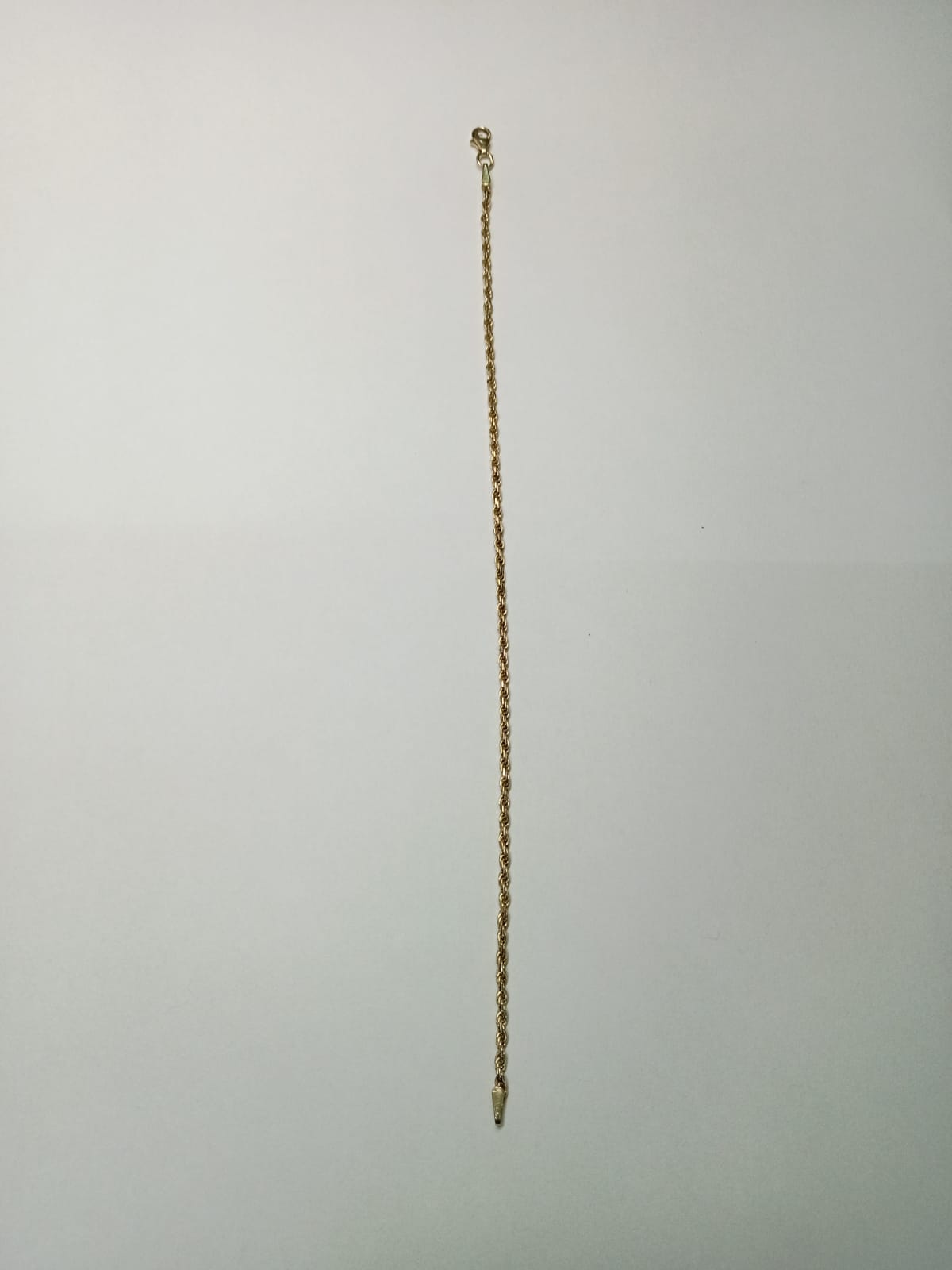 Pulsera de Oro 14K Diseño Tejido Torzal