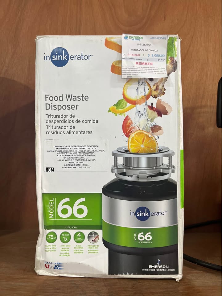 Tritutrador de comida Marca Insikerator Nuevo