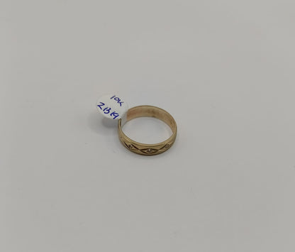 Argolla matrimonial ORO 10k peso 2gr, usado