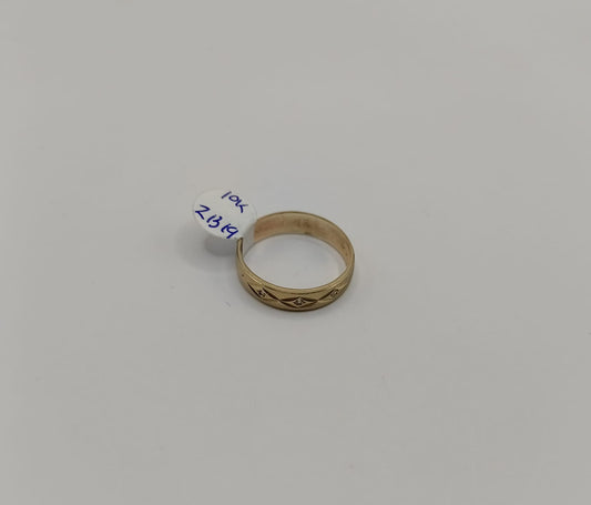 Argolla matrimonial ORO 10k peso 2gr, usado