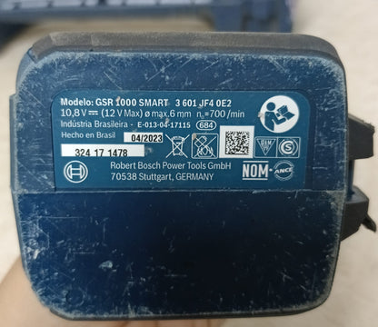 Taladro Inalambrico Bosch gsr-1000 en estuche, usado
