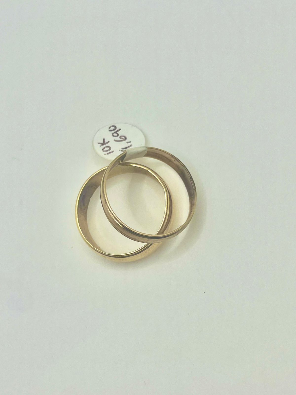 Argollas de Matrimonio Lisas de Oro 10k
