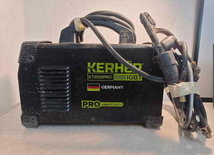 Soldadora Kerher kt1200pro con cables, usada