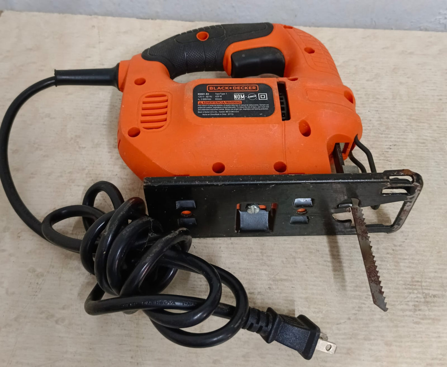 Caladora BLACK & DECKER ks501-b3, uado