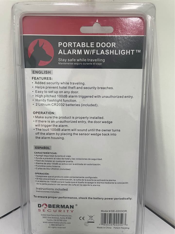 Alarma Portátil Doberman Security