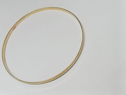 Pulsera Tipo Aro de Oro 14K – Diseño Liso y Elegante (5.8 g)