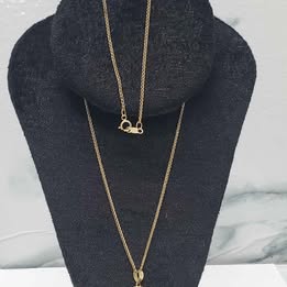 Cadena De Oro De 10 Kilates con dije religioso