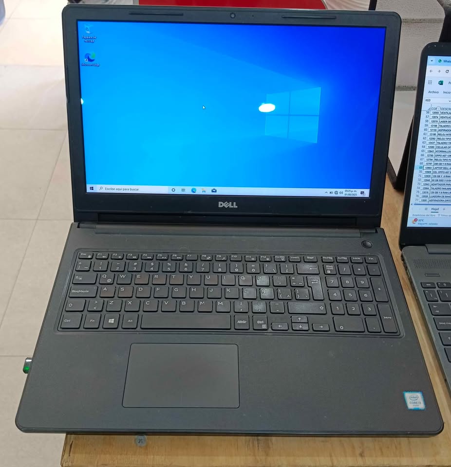 Laptop Dell 4ram 250 SSD core i3, usado
