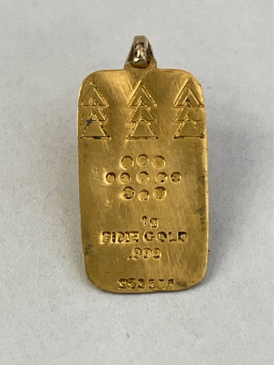 Dije lingote oro 21k/1.3gr