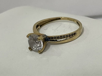 Anillo oro con piedra/10k/2.2gr