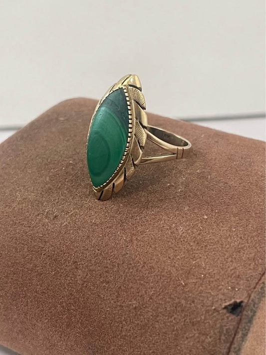 Anillo con piedra oro 14k/4.3gr