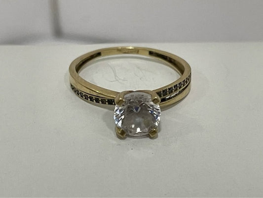 Anillo oro con piedra/10k/2.2gr