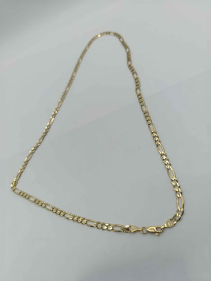 Cadena tejido 3*1 oro 10k peso 16.6g 29 cm