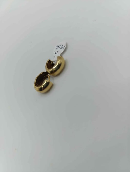Par arracadas oro de 10k peso 2.3g