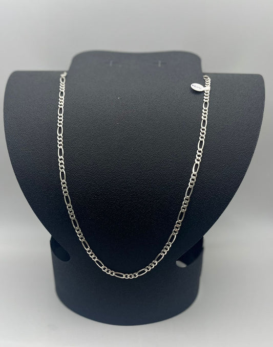 Cadena tejido 3 x 1 de plata .925 11.6gr 27cm